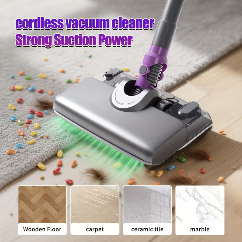 JKUOO Lightweight Vacuum Cleaner – USB Rechargeable