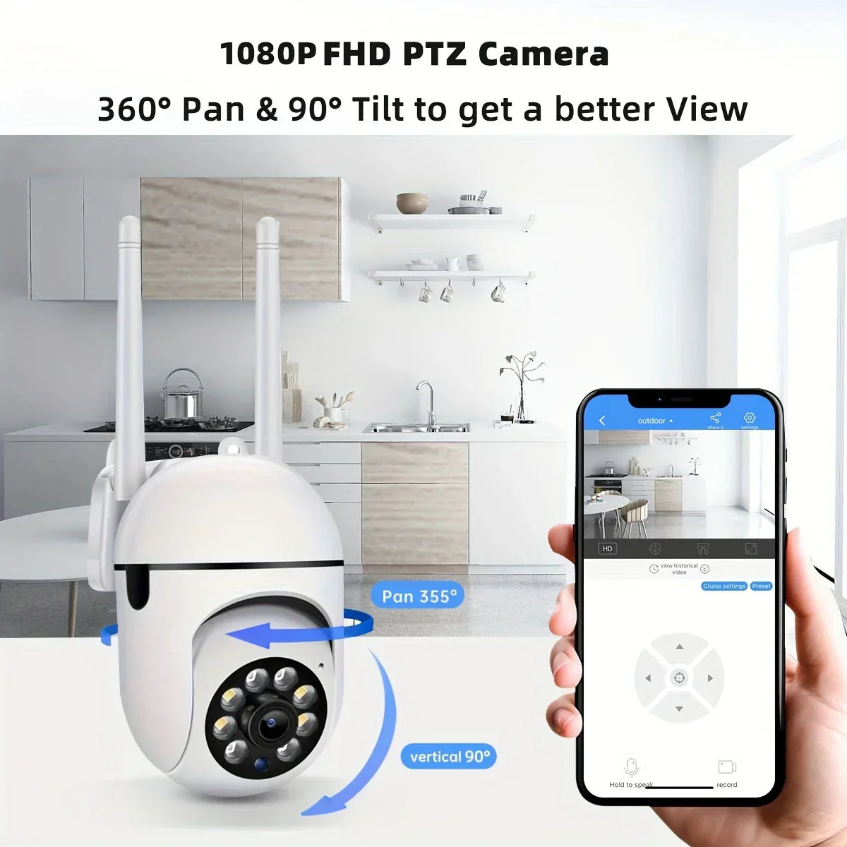 1080p HD Smart Security Camera