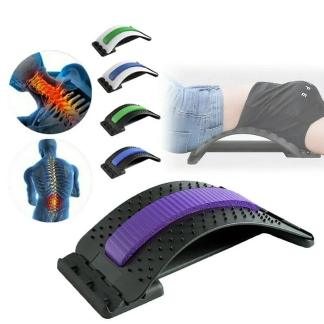 Magic Back Stretcher | Lumbar Massage Support | Spine Pain Relief | Posture Corrector