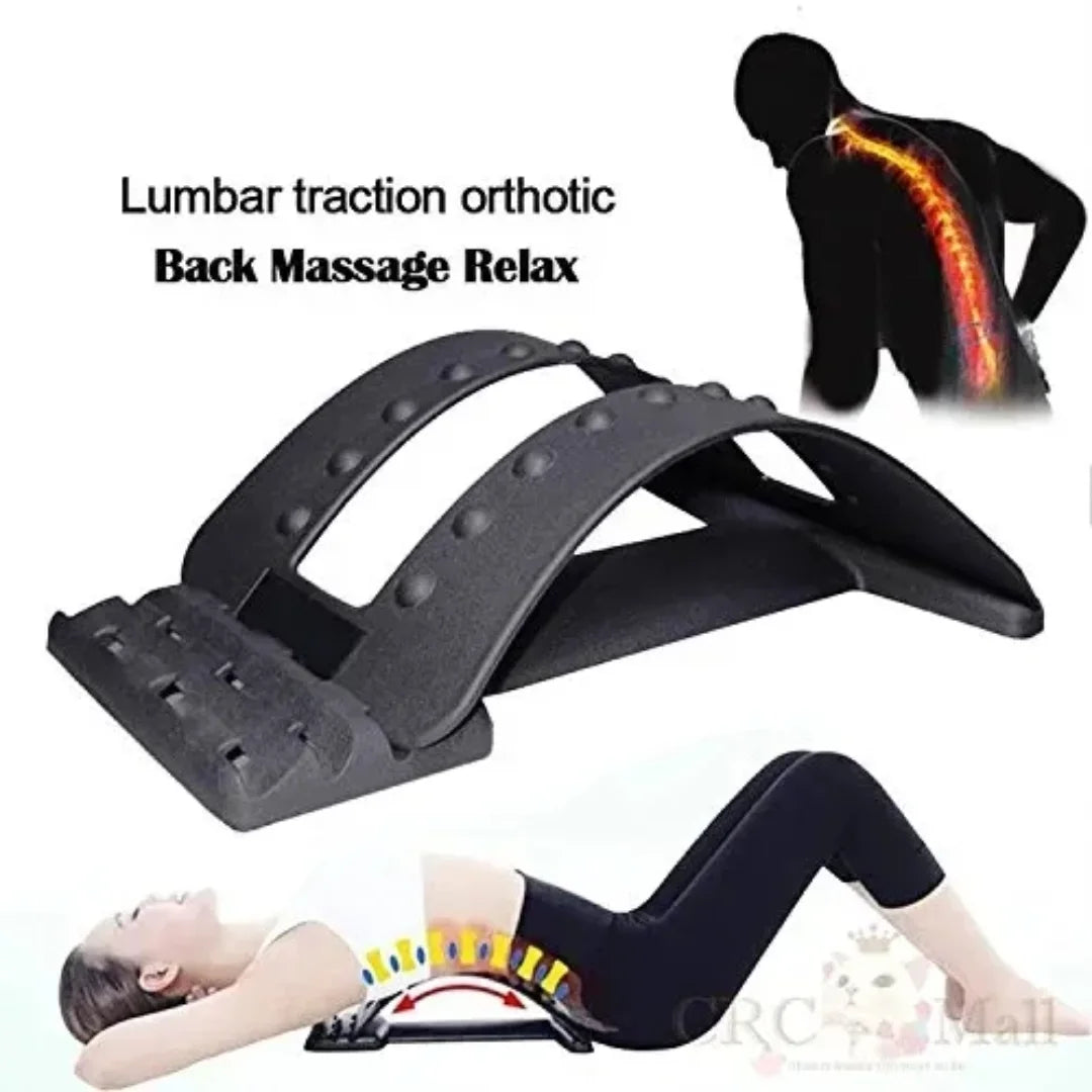 Magic Back Stretcher | Lumbar Massage Support | Spine Pain Relief | Posture Corrector