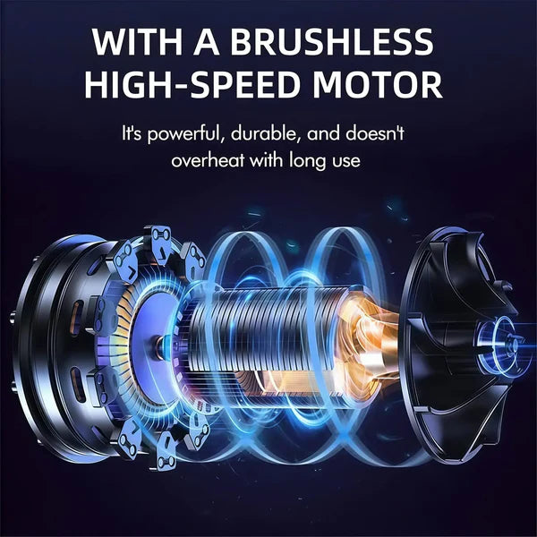 X3 Turbo Fan Jet Blower 💨 130,000 RPM ✅ 52 m/s Wind