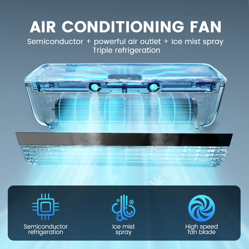 2-in-1 Portable Wall Mounted Ac and Heater