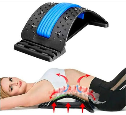 Magic Back Stretcher | Lumbar Massage Support | Spine Pain Relief | Posture Corrector