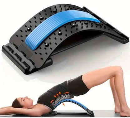 Magic Back Stretcher | Lumbar Massage Support | Spine Pain Relief | Posture Corrector
