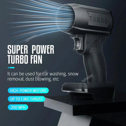 X3 Turbo Fan Jet Blower 💨 130,000 RPM ✅ 52 m/s Wind