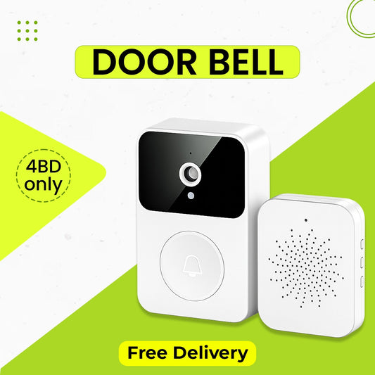 Wireless Wifi Video Doorbell HD Recording Battery Powered | 2-Way Audio App Control