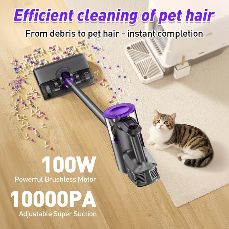 JKUOO Lightweight Vacuum Cleaner – USB Rechargeable