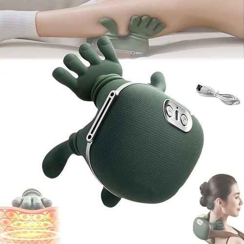 💆 Neck & Back Massager with Heat 🔥 | Wireless & Portable