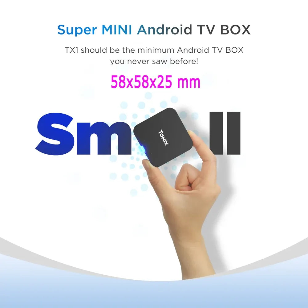 Super Mini Smart TV Box Android 10.0 (2GB+16GB)