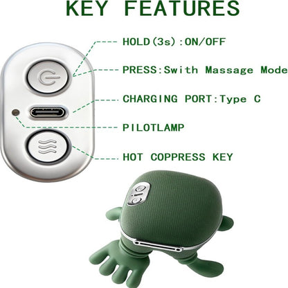 💆 Neck & Back Massager with Heat 🔥 | Wireless & Portable