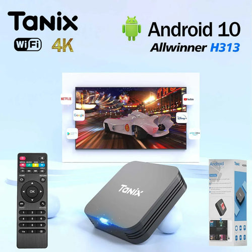 Super Mini Smart TV Box Android 10.0 (2GB+16GB)