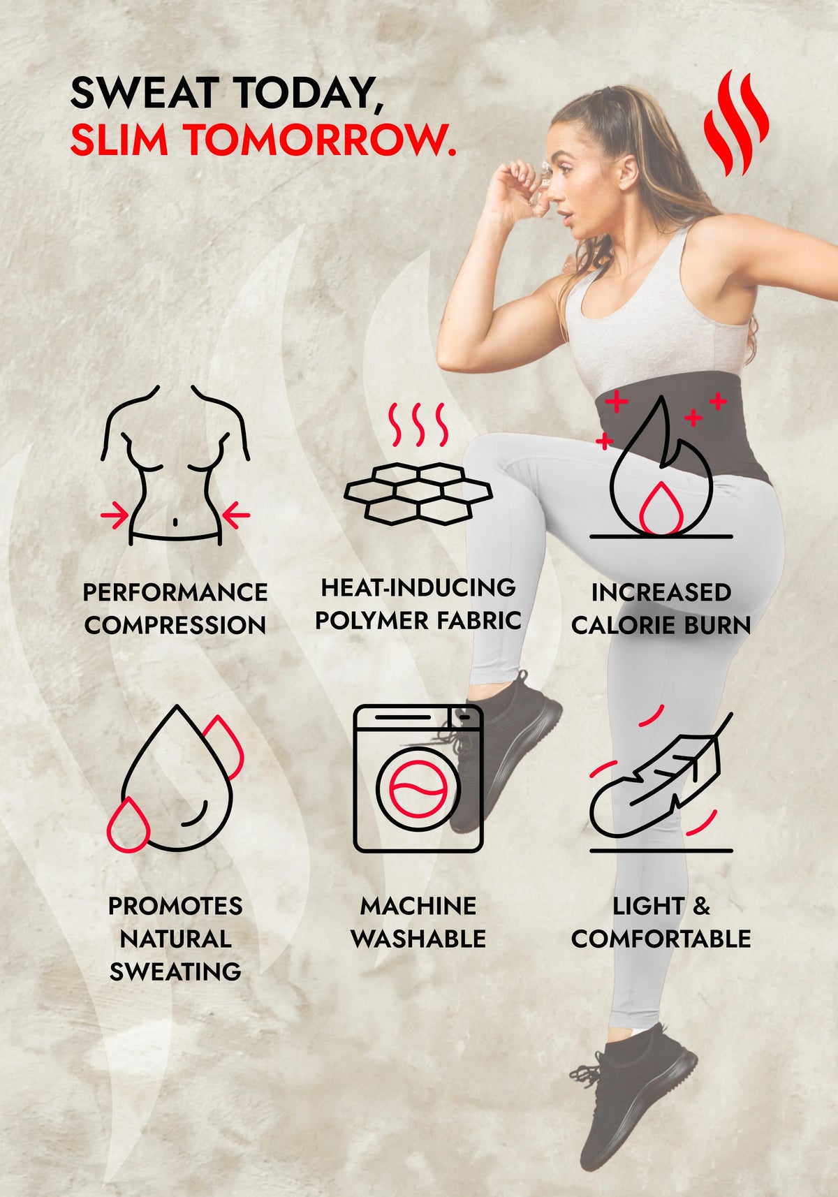 Unisex Belly Sweat Shaper – Waist Trimmer Belt