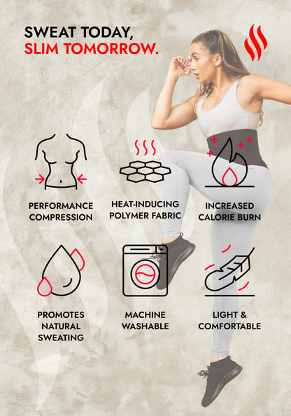 Unisex Belly Sweat Shaper – Waist Trimmer Belt