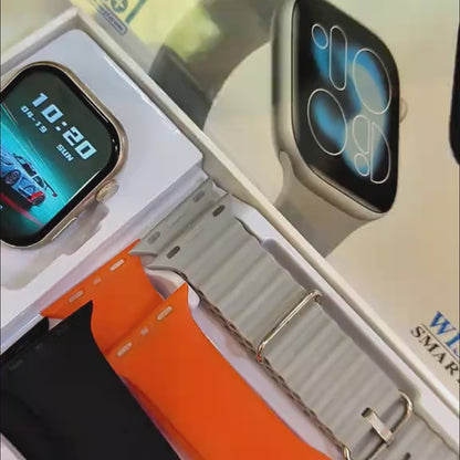 X71 - Series 11 Smartwatch - Amoled Display With 3 Straps