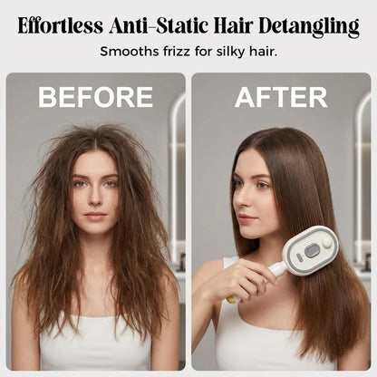 Hair Straightener Brush | Straight Hairs In Seconds